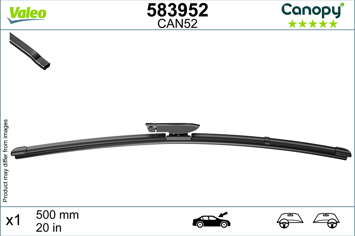 Lamela stergator VALEO 583952